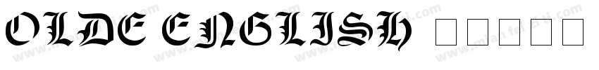 Olde English字体转换